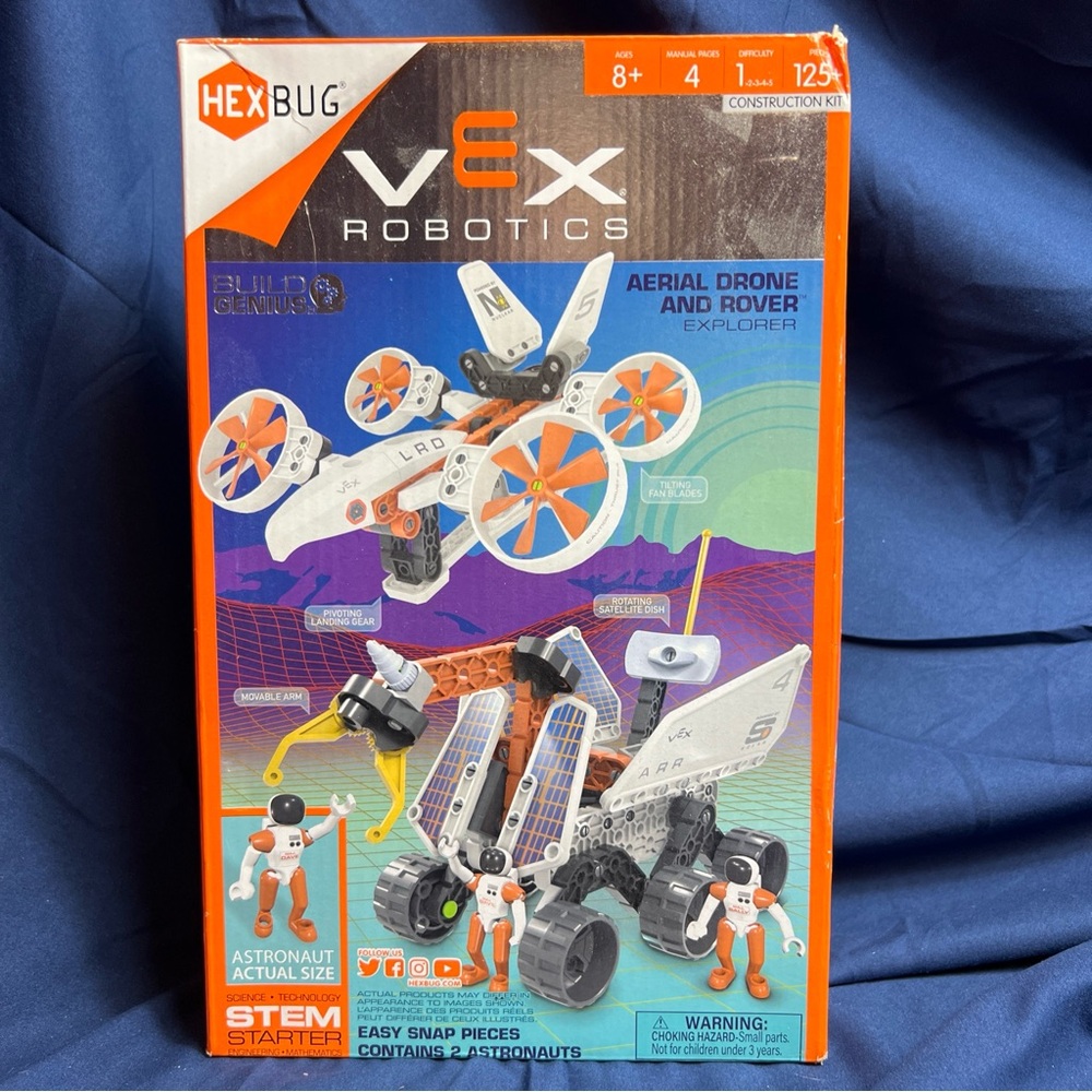 Hey bug vex robotics rover & drone explorer